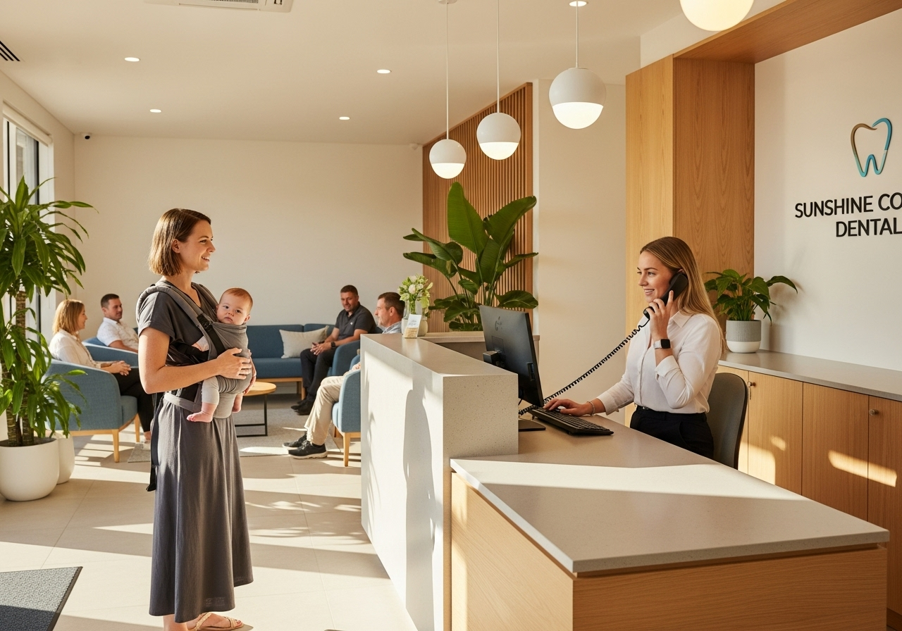 Modern Australian dental clinic with an AI-powered dental answering service